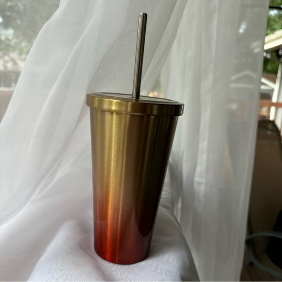 2014 orange gold metal tumbler - Picture 3 of 7